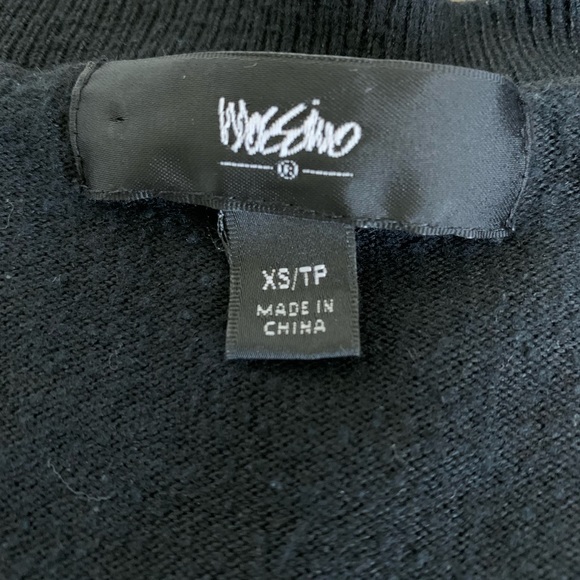 Mossimo black, size XS lightweight sweater. Fitted waist. - Picture 2 of 2